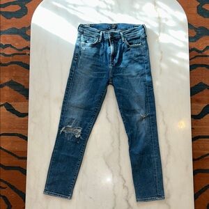 Citizens of Humanity Blue Distressed Jeans